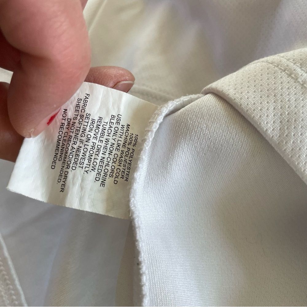 IZOD Girls Set of 2 Classic White Polo Shirts School Uniform Size 7-8 - Picture 15 of 15